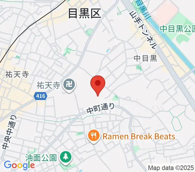 ジャズ・ソノール・ピアノ教室の地図