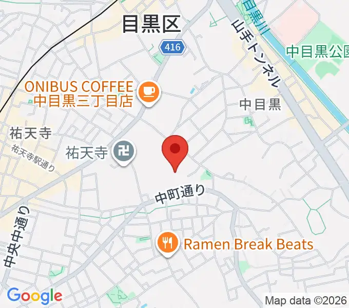 ジャズ・ソノール・ピアノ教室の地図