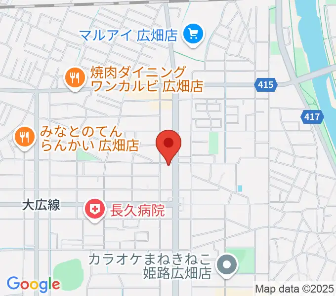 やぎ楽器 広畑店の地図