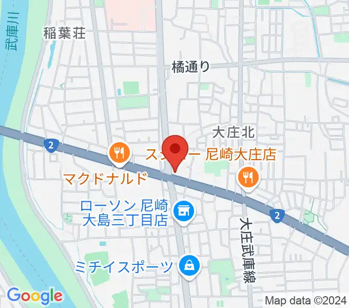 ライブスポットKURA の地図