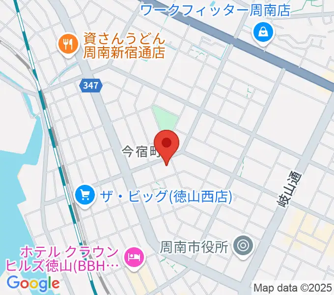 ポップス川上周南ピアノ館の地図