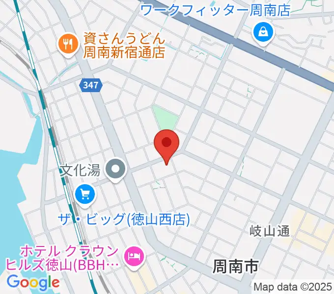 ポップス川上周南ピアノ館の地図