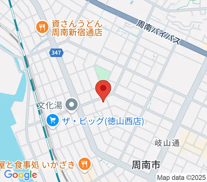 ポップス川上周南ピアノ館の地図