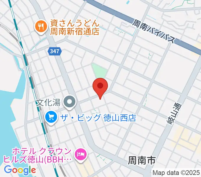 ポップス川上周南ピアノ館の地図