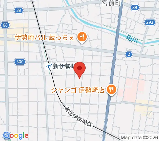 REFUGE Isesaki Studioの地図