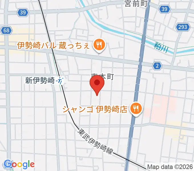 REFUGE Isesaki Studioの地図