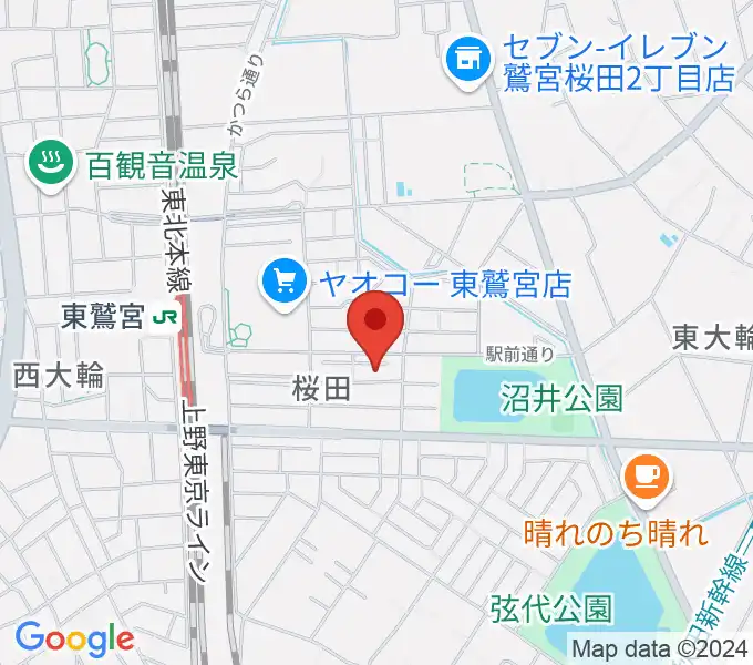 石井ヴァイオリン教室の地図