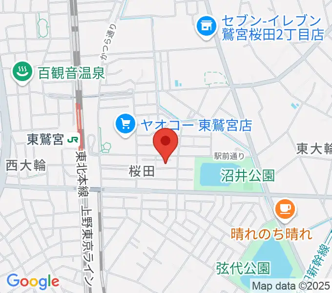 石井ヴァイオリン教室の地図