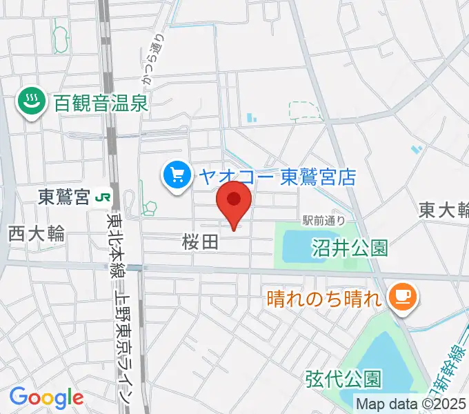 石井ヴァイオリン教室の地図