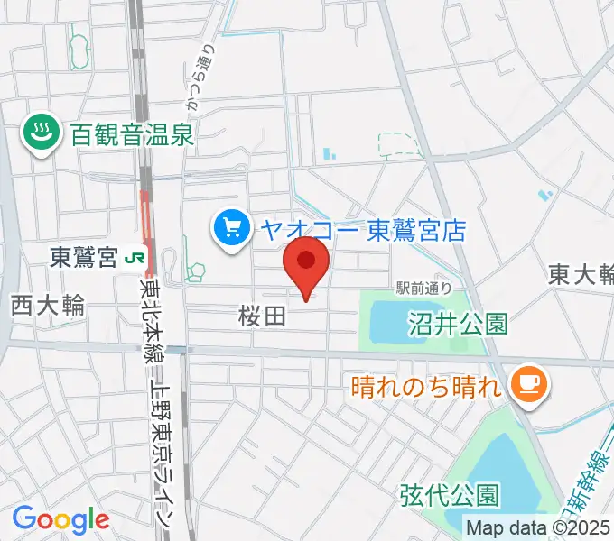 石井ヴァイオリン教室の地図