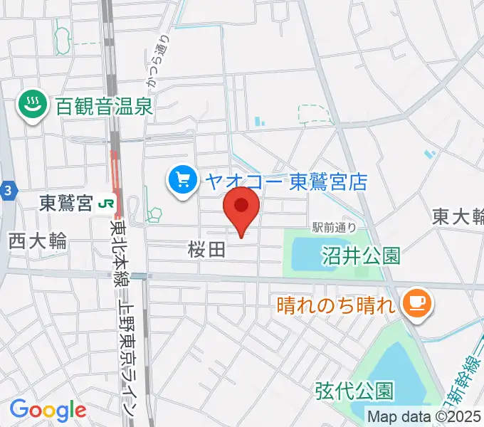 石井ヴァイオリン教室の地図
