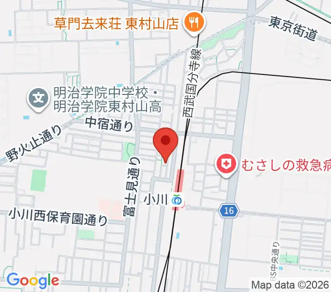 Studio Mの地図
