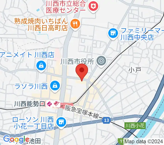 スタジオループの地図