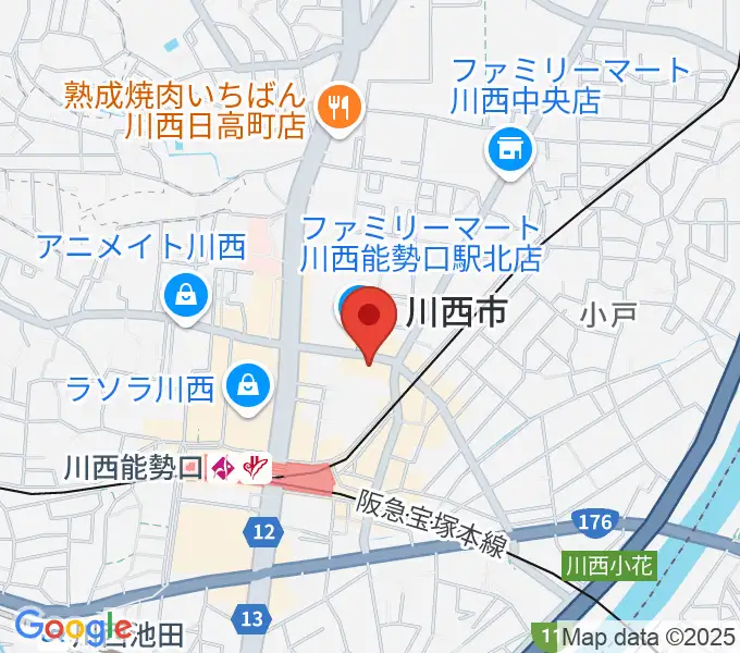 スタジオループの地図