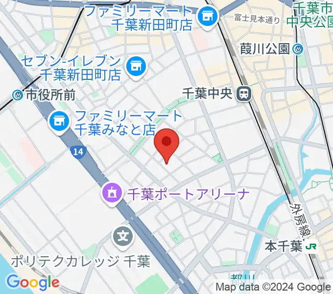 MOTOWN CLUBの地図