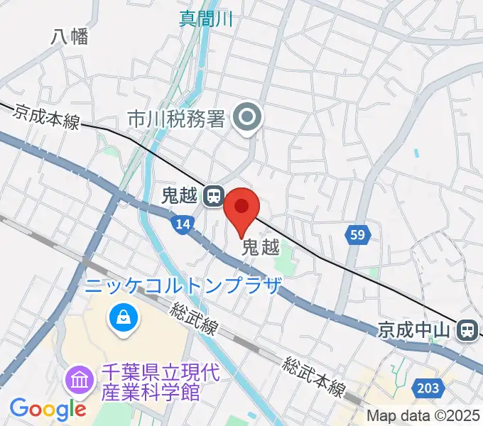 ノア音楽教室の地図