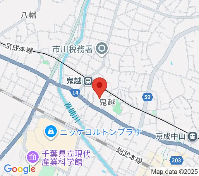 ノア音楽教室の地図