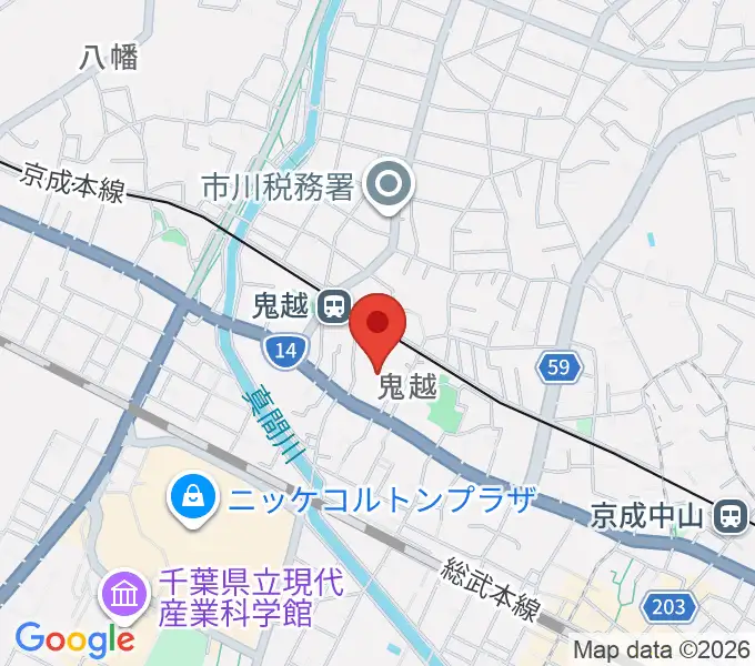 ノア音楽教室の地図