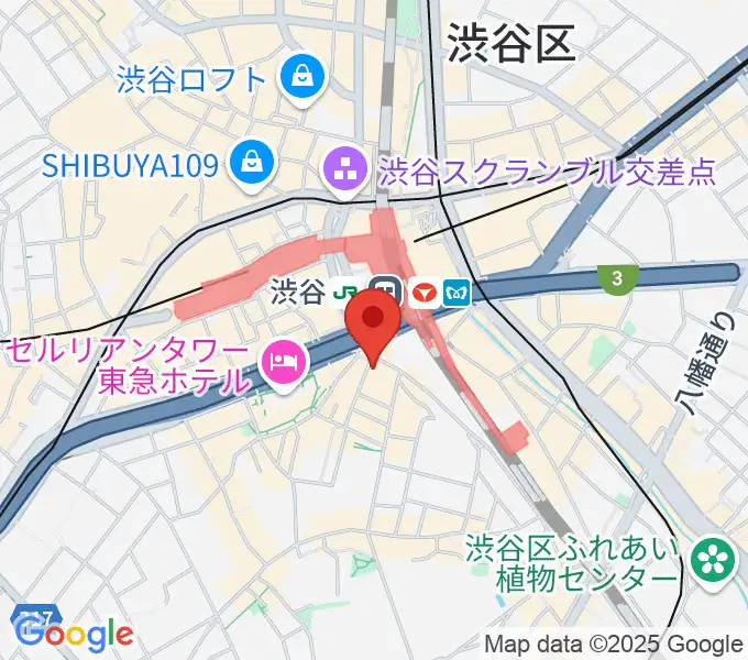 [移転] イケベ楽器ドラムステーション 渋谷桜丘町の地図