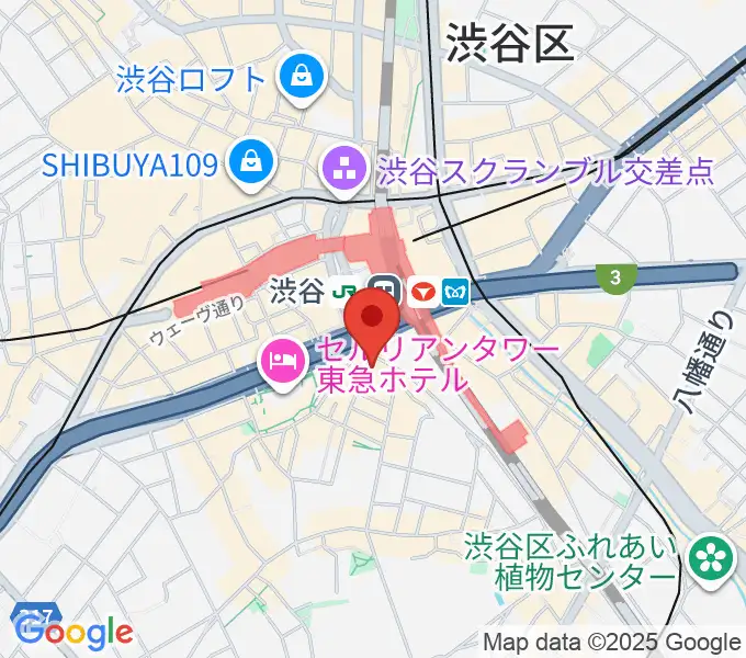 [移転] イケベ楽器ドラムステーション 渋谷桜丘町の地図