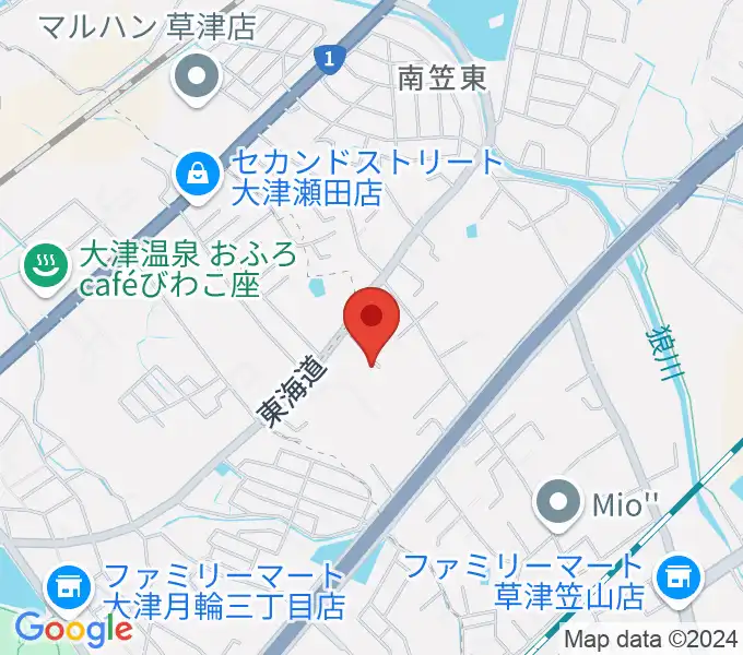 ライブスタジオL.Q.の地図