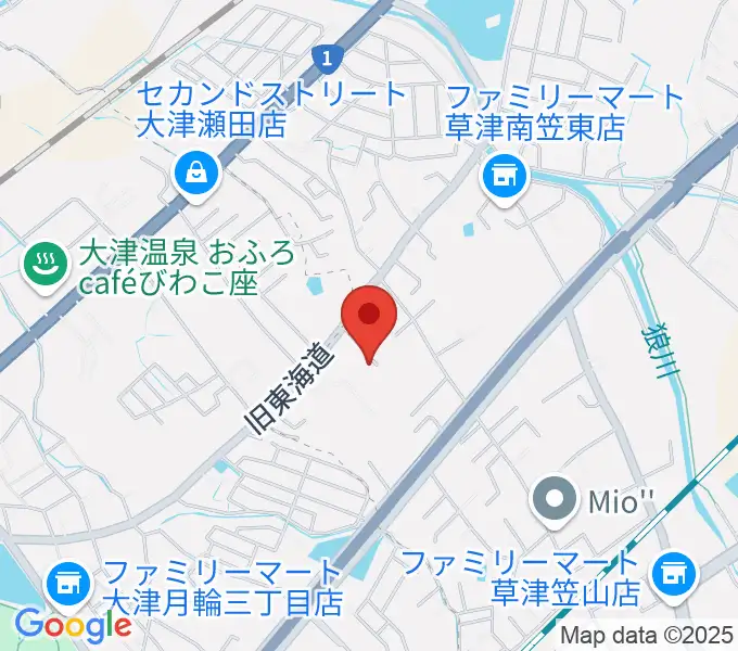 ライブスタジオL.Q.の地図