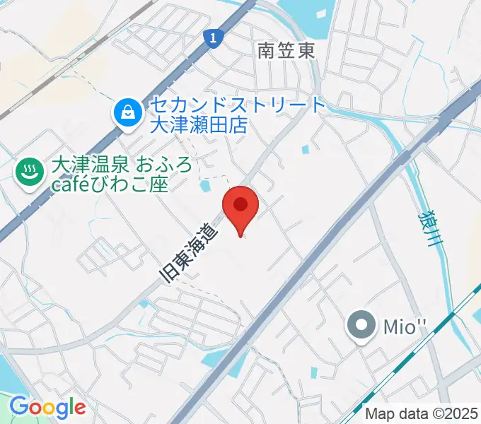 ライブスタジオL.Q.の地図