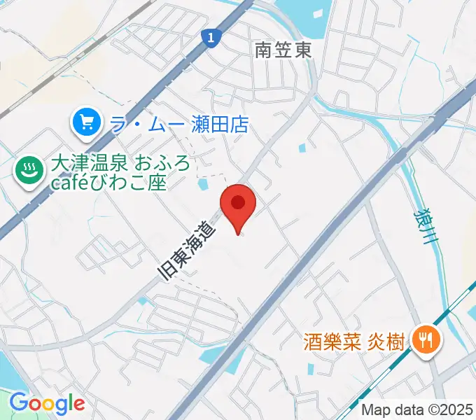 ライブスタジオL.Q.の地図