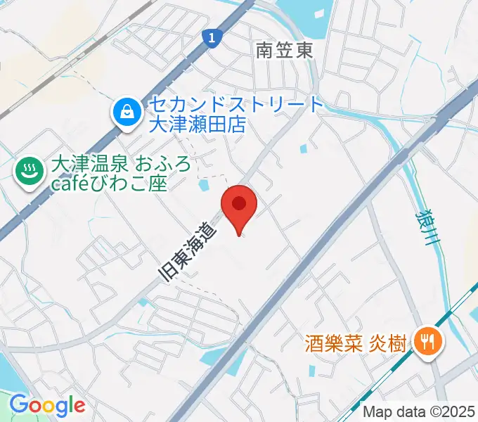 ライブスタジオL.Q.の地図