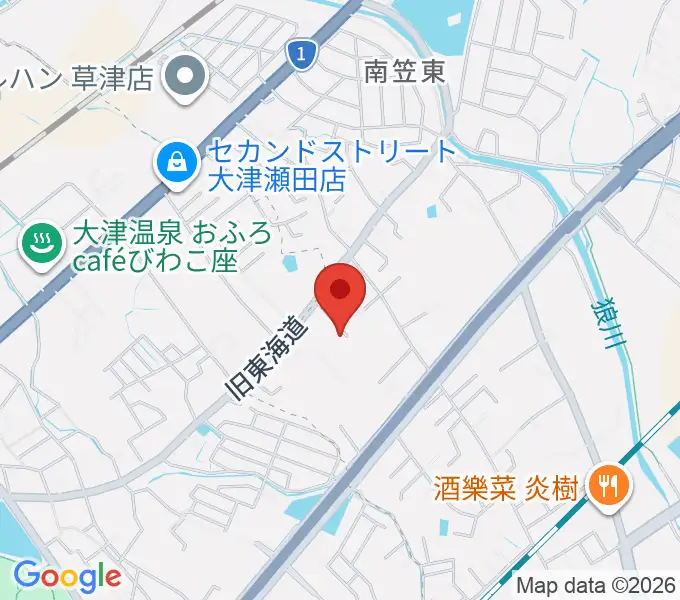 ライブスタジオL.Q.の地図
