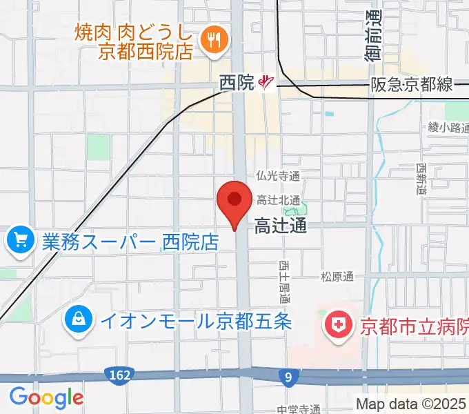 スタジオラグ西院店の地図