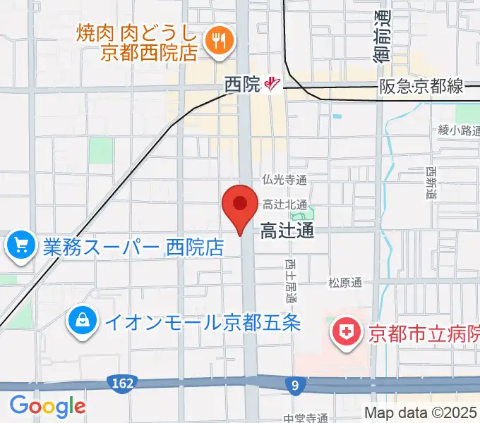スタジオラグ西院店の地図