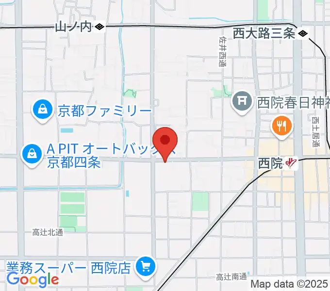 スタジオハナマウイOKUSHAの地図