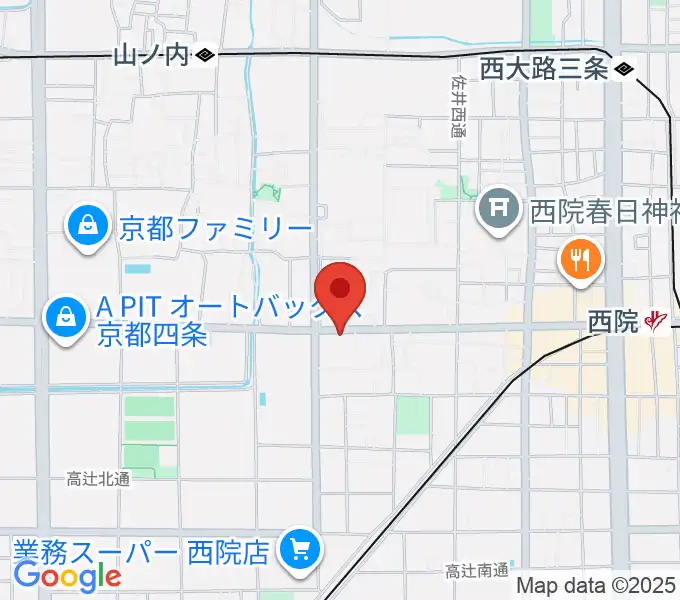 スタジオハナマウイOKUSHAの地図