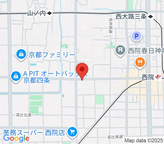 スタジオハナマウイOKUSHAの地図