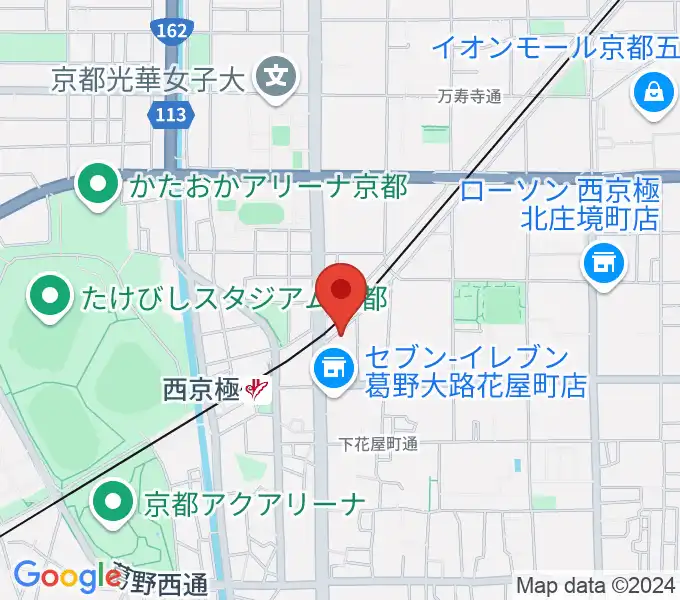 西京極STUDIO IZの地図