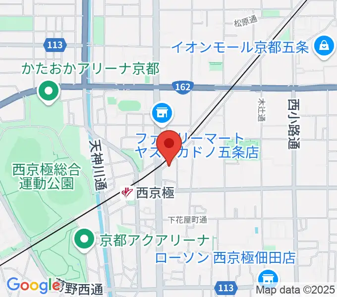西京極STUDIO IZの地図