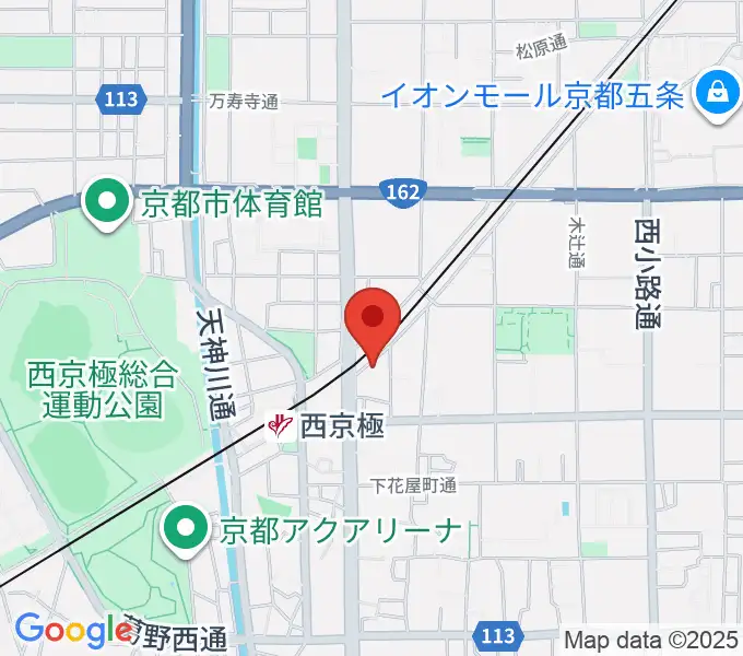 西京極STUDIO IZの地図