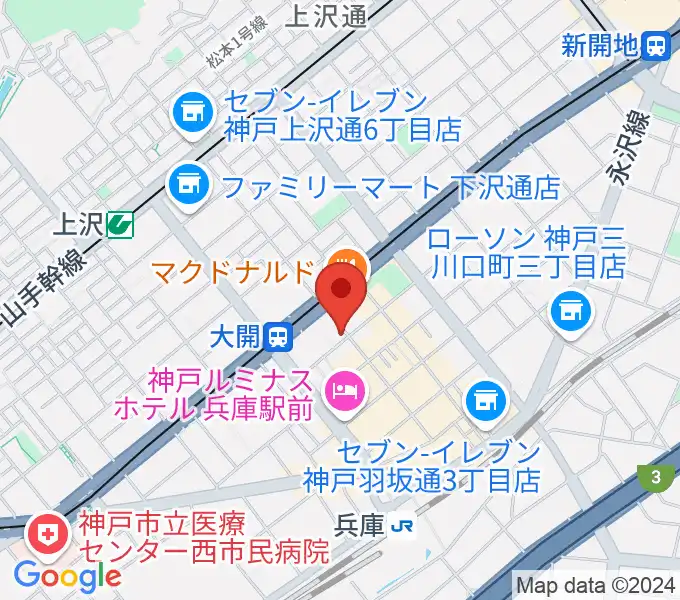 スタジオ ギンガムチェックの地図