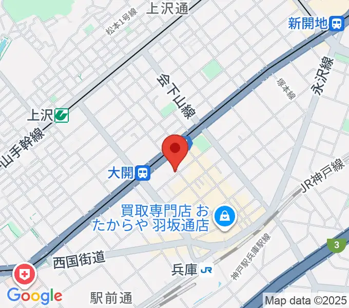 スタジオ ギンガムチェックの地図