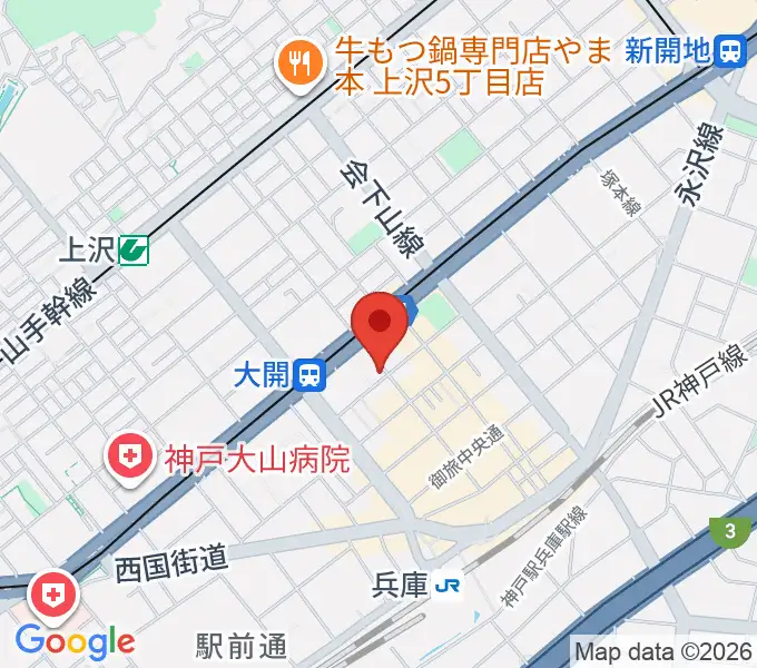 スタジオ ギンガムチェックの地図