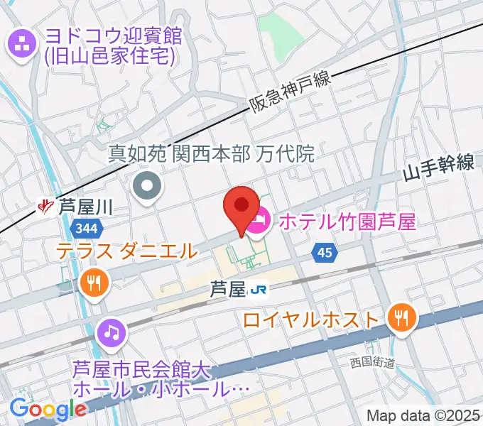 結城カルチャーセンターの地図