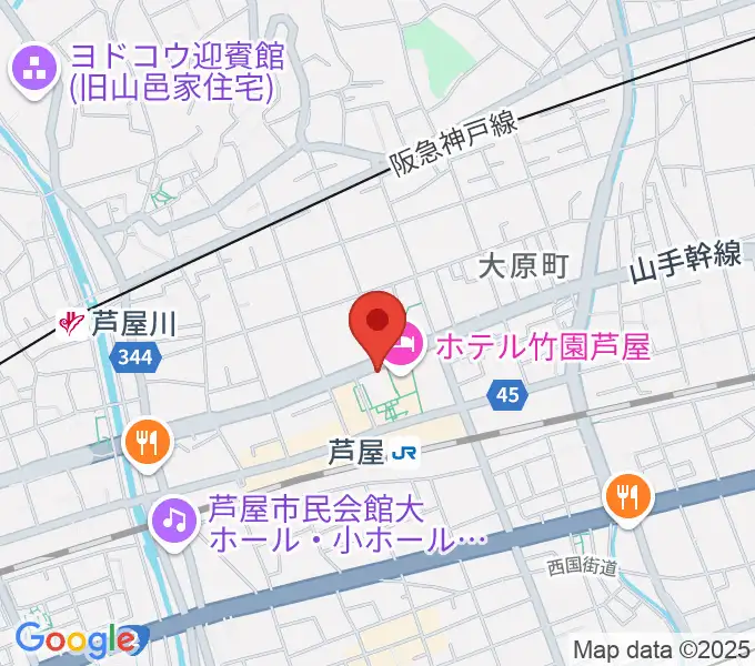 結城カルチャーセンターの地図