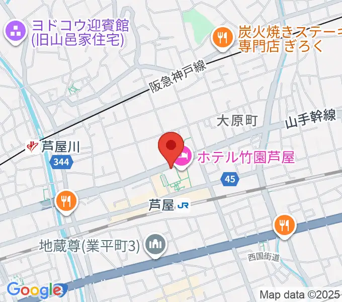 結城カルチャーセンターの地図