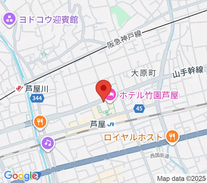 結城カルチャーセンターの地図
