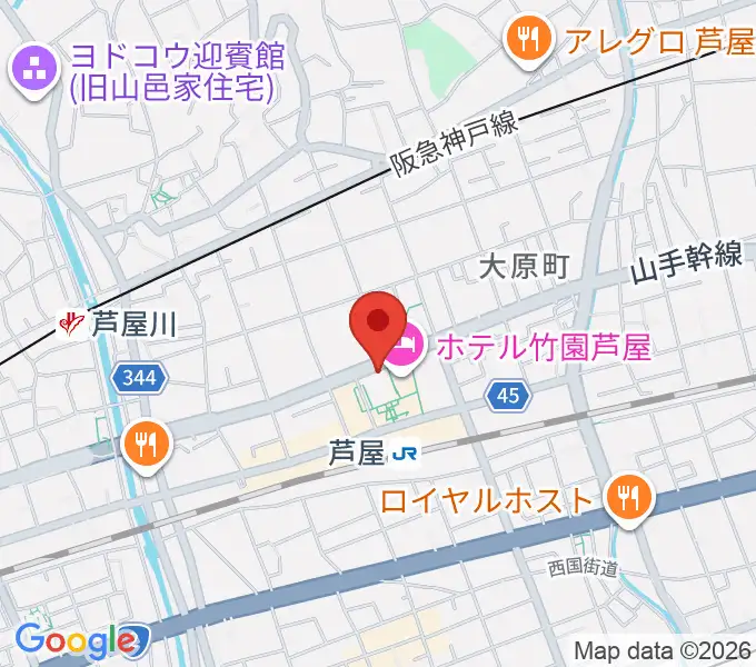 結城カルチャーセンターの地図
