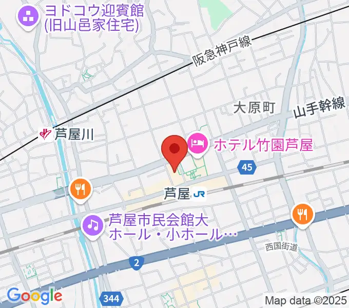 結城カルチャーセンターの地図