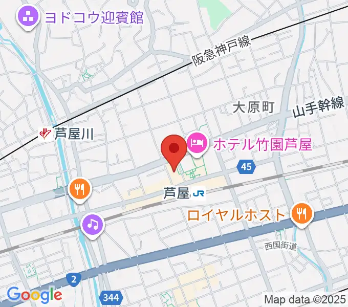 結城カルチャーセンターの地図