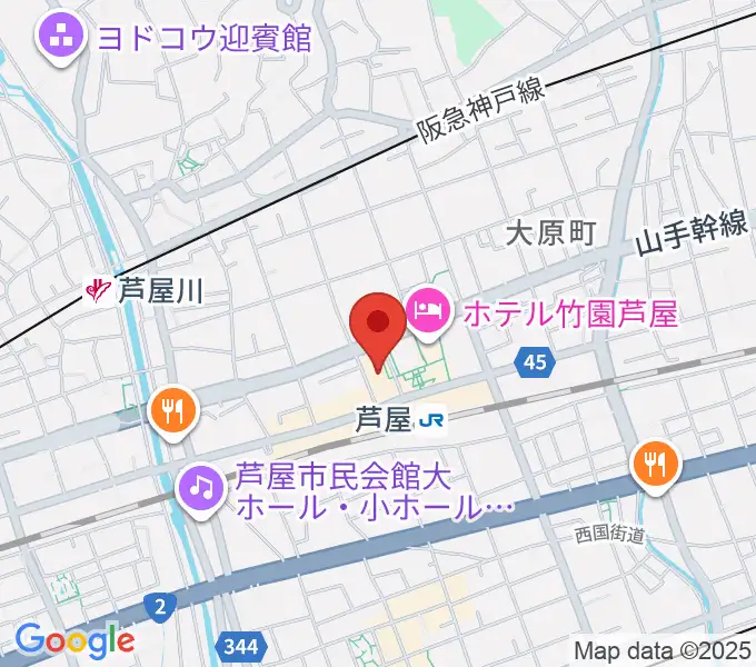 結城カルチャーセンターの地図