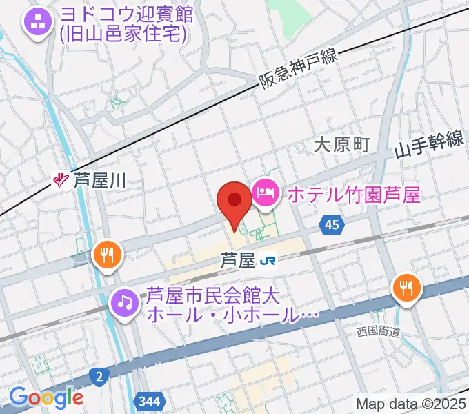 結城カルチャーセンターの地図